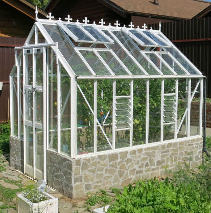 Greenhouse in a garden