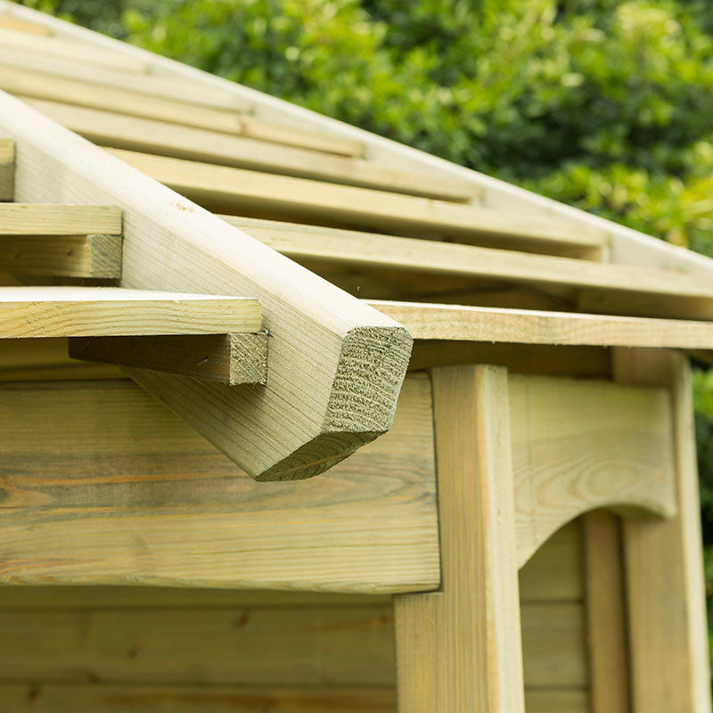 Forest Garden Venetian Corner Garden Wooden Arbour