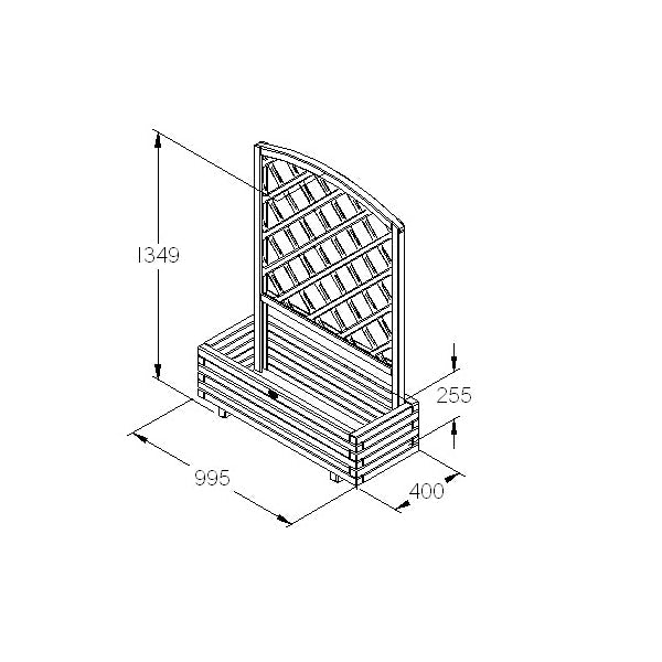Toulouse Wooden Planter