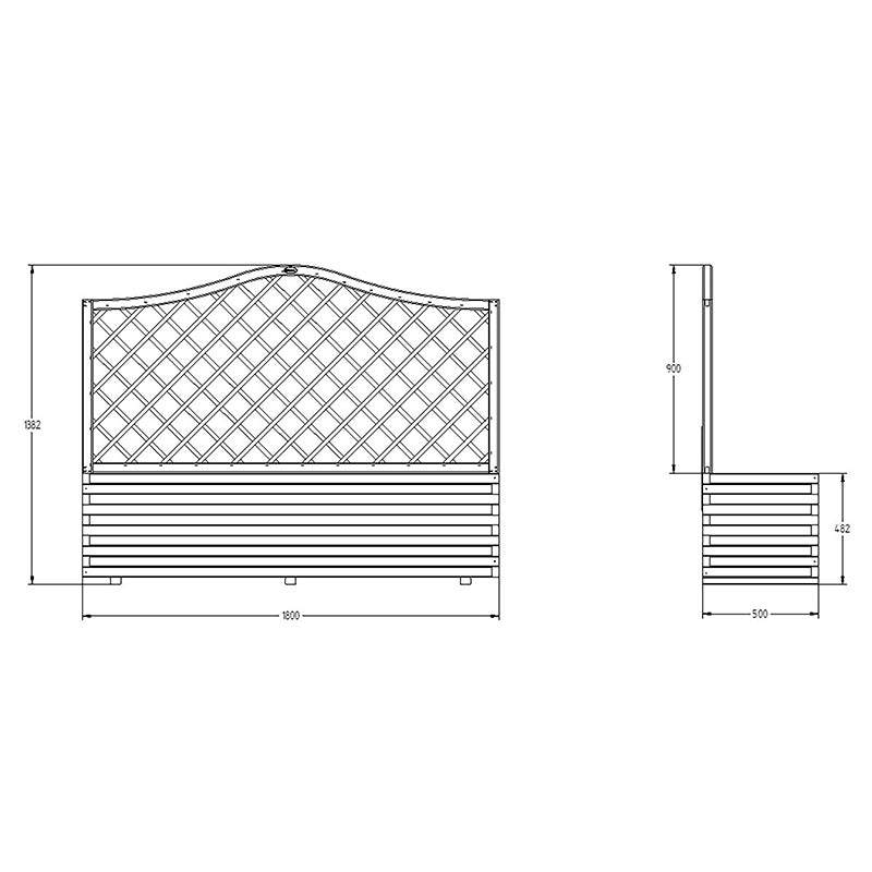 Venice Wooden Planter