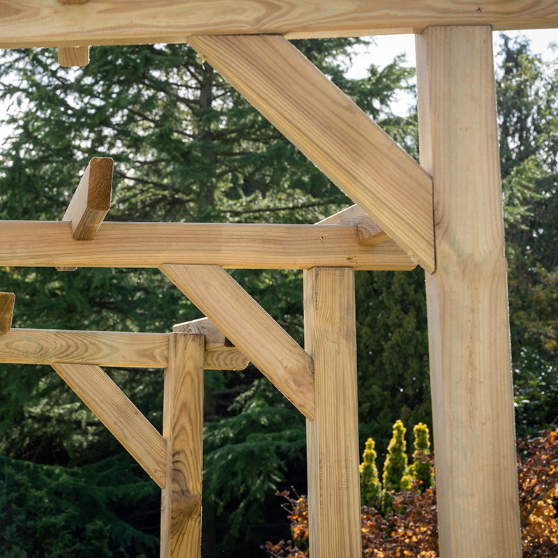 Forest Garden Hanbury Flat Top Garden Arch