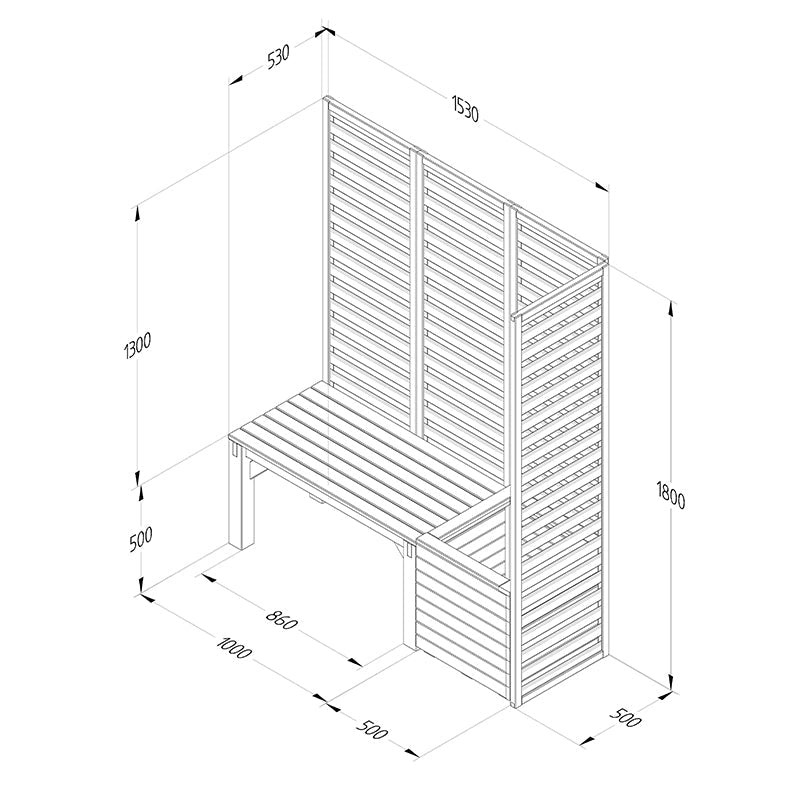 Forest Garden Outdoor Modular Seating V1