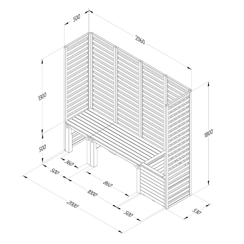 Forest Garden Outdoor Modular Seating V2