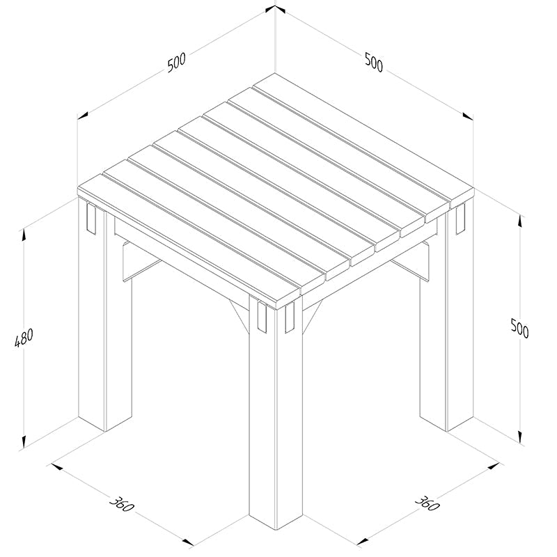 Forest Garden Outdoor Modular Seating V3