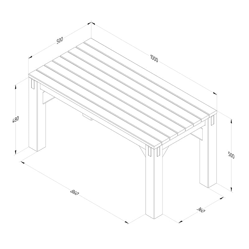Forest Garden Outdoor Modular Seating V4