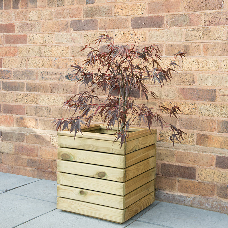 Wooden Long Linear Planter Pot