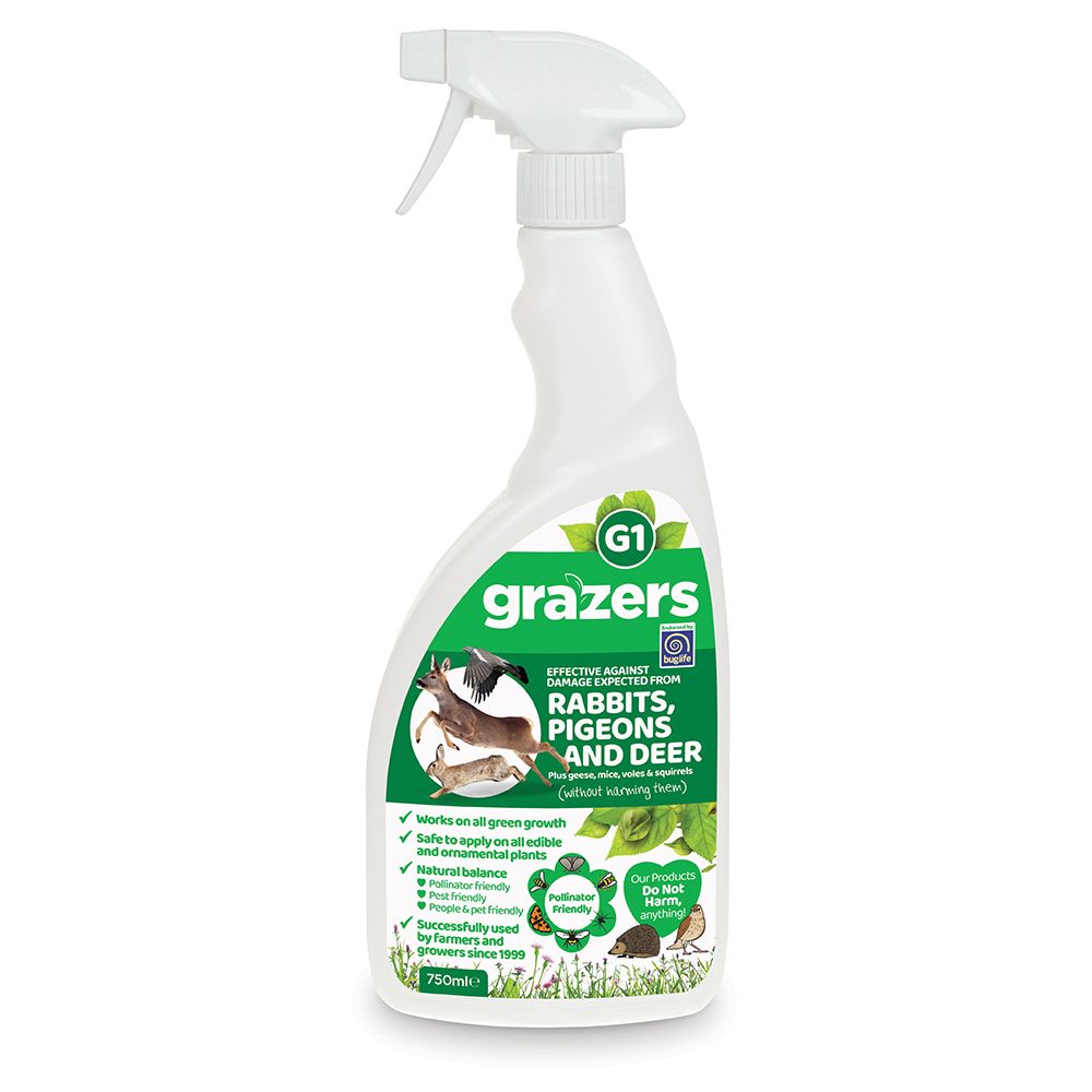 Rabbits, Pigeons, and Deer Grazers Natural Repellent