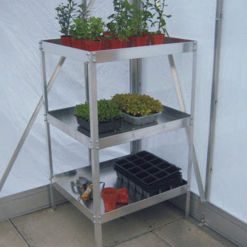 Triple Shelf Modular Greenhouse Staging