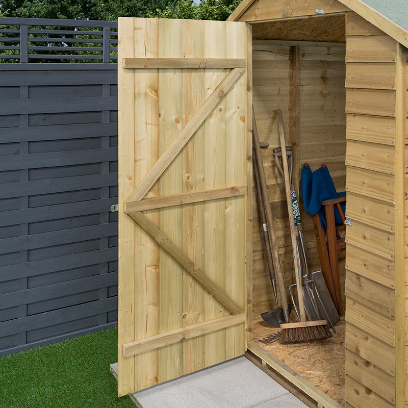 Rowlinson 6' x 4' Overlap Pressure Treated Shed