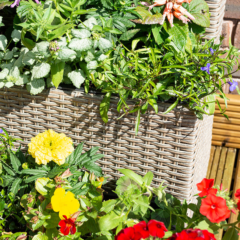 Rowlinson Tier Rattan Planter