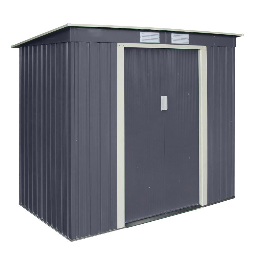 Trentvale Metal Pent Shed 6ft x 4ft