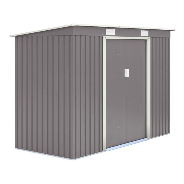 Trentvale Metal Pent Shed 8ft x 4ft