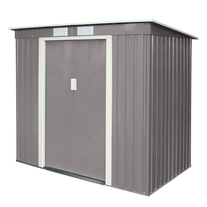 Trentvale Metal Pent Shed 8ft x 4ft