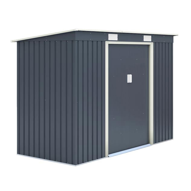 Trentvale Metal Pent Shed 8ft x 4ft