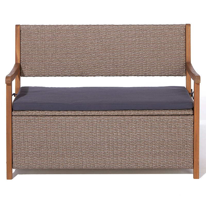 Rowlinson Alderley Rattan Storage Bench