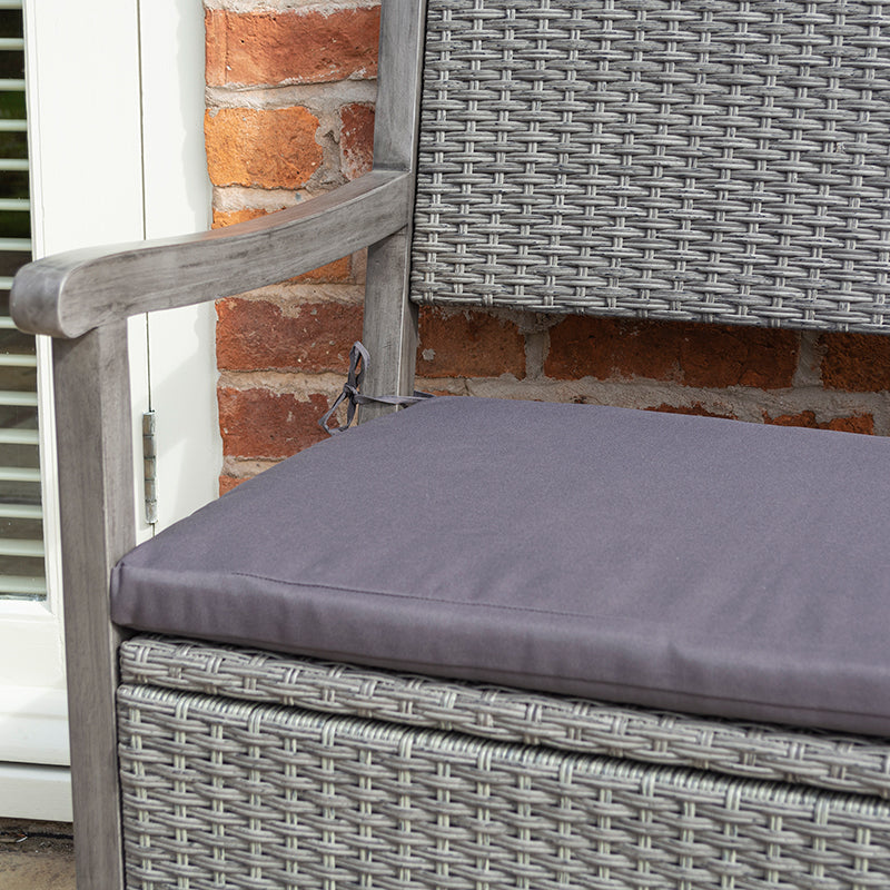 Rowlinson Alderley Rattan Storage Bench