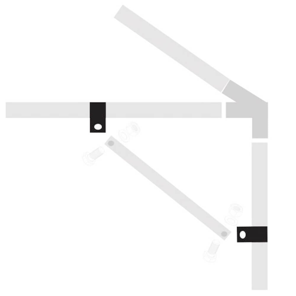 Large Cleat Joiner – Secure Connections for Garden Structures