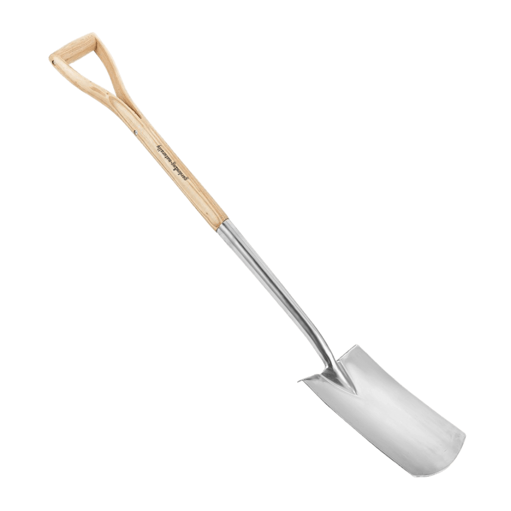 Stainless Steel Digging Spade with Ash Wood Handle