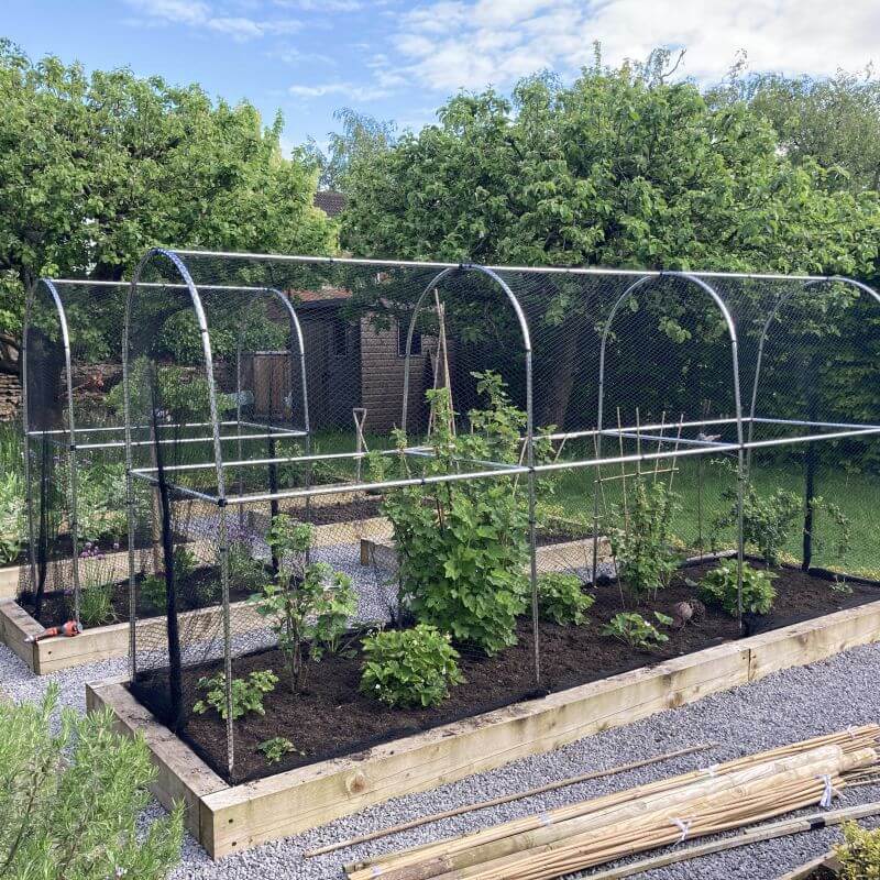 Domed Fruit & Vegetable Cage with Aluminium Frame