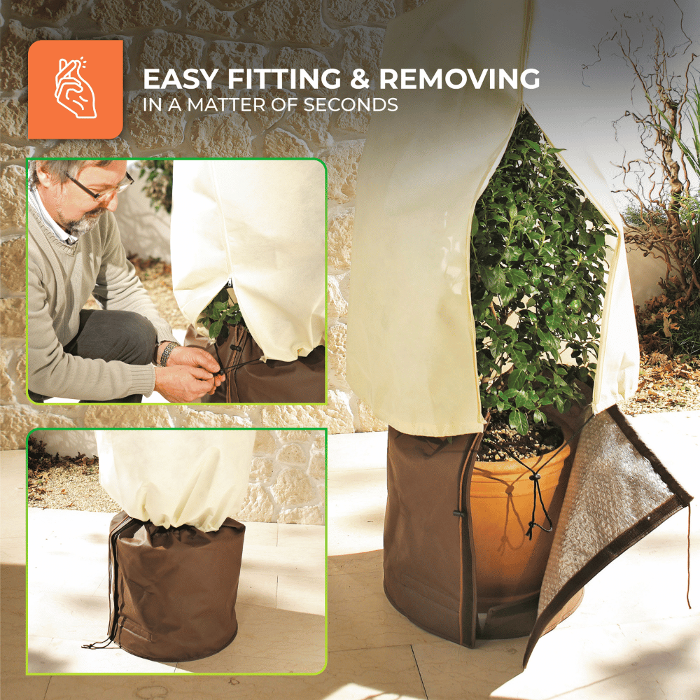 Frost Protection Plant Pot Covers 4-Layer