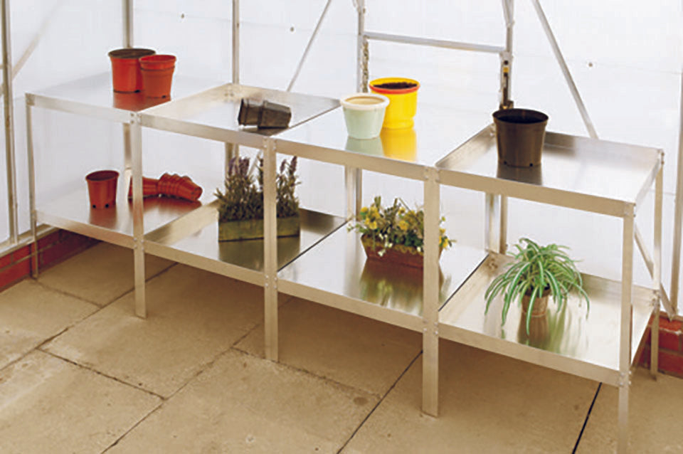 Greenhouse staging 2 shelves