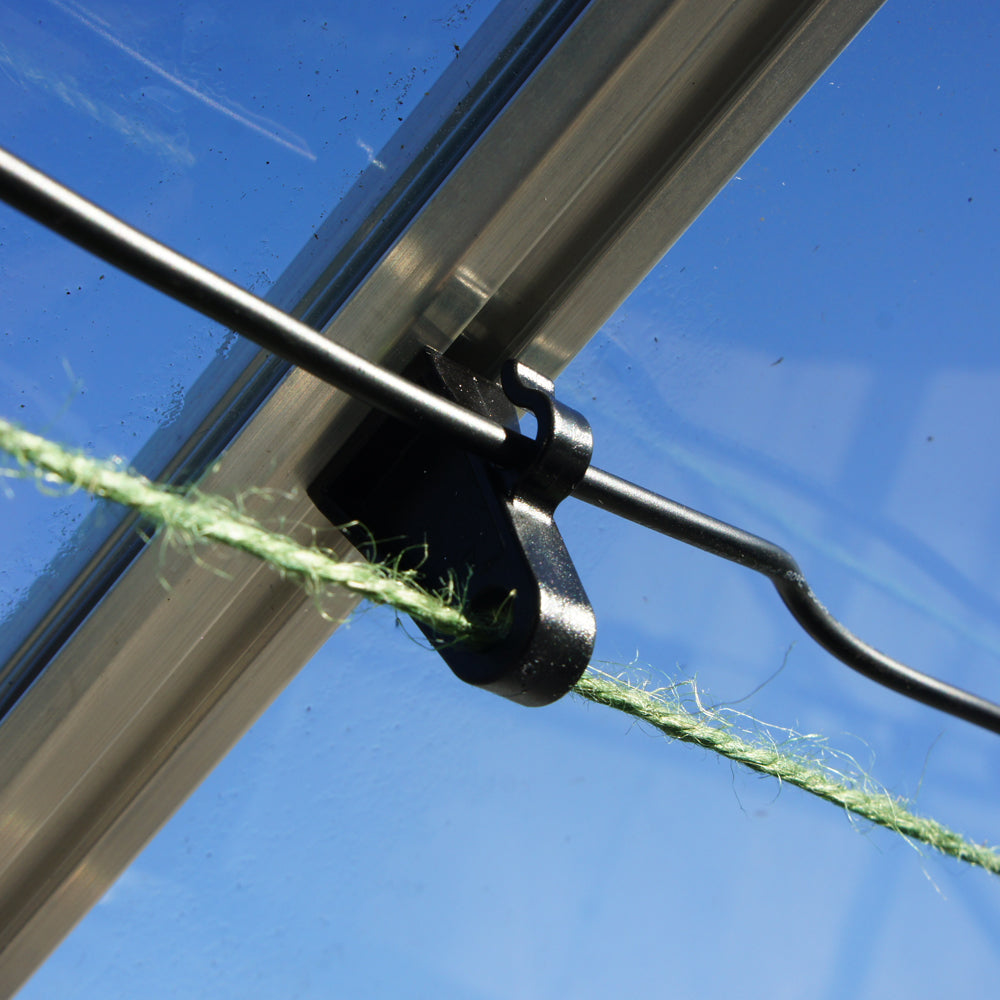 greenhouse hooks with rope