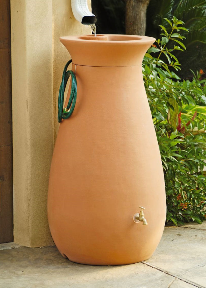 Cascata Clay Effect Water Butt 245 litre