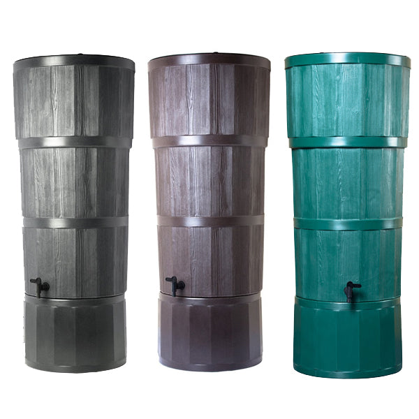 Woodgrain Effect Polybutt 150 litres