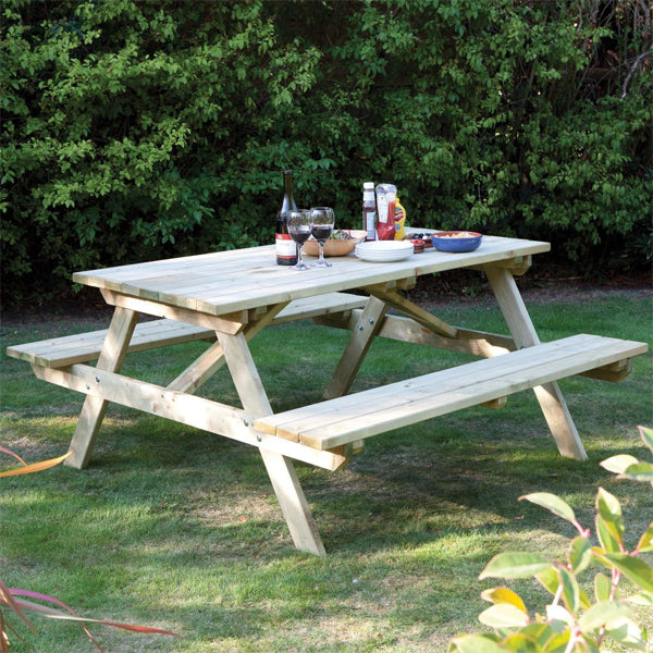 Rowlinson Rectangular Picnic Table