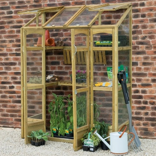 Forest Garden Victorian Tall Wall Greenhouse