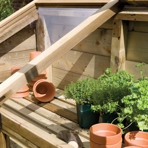 Wooden Garden Mini Greenhouse