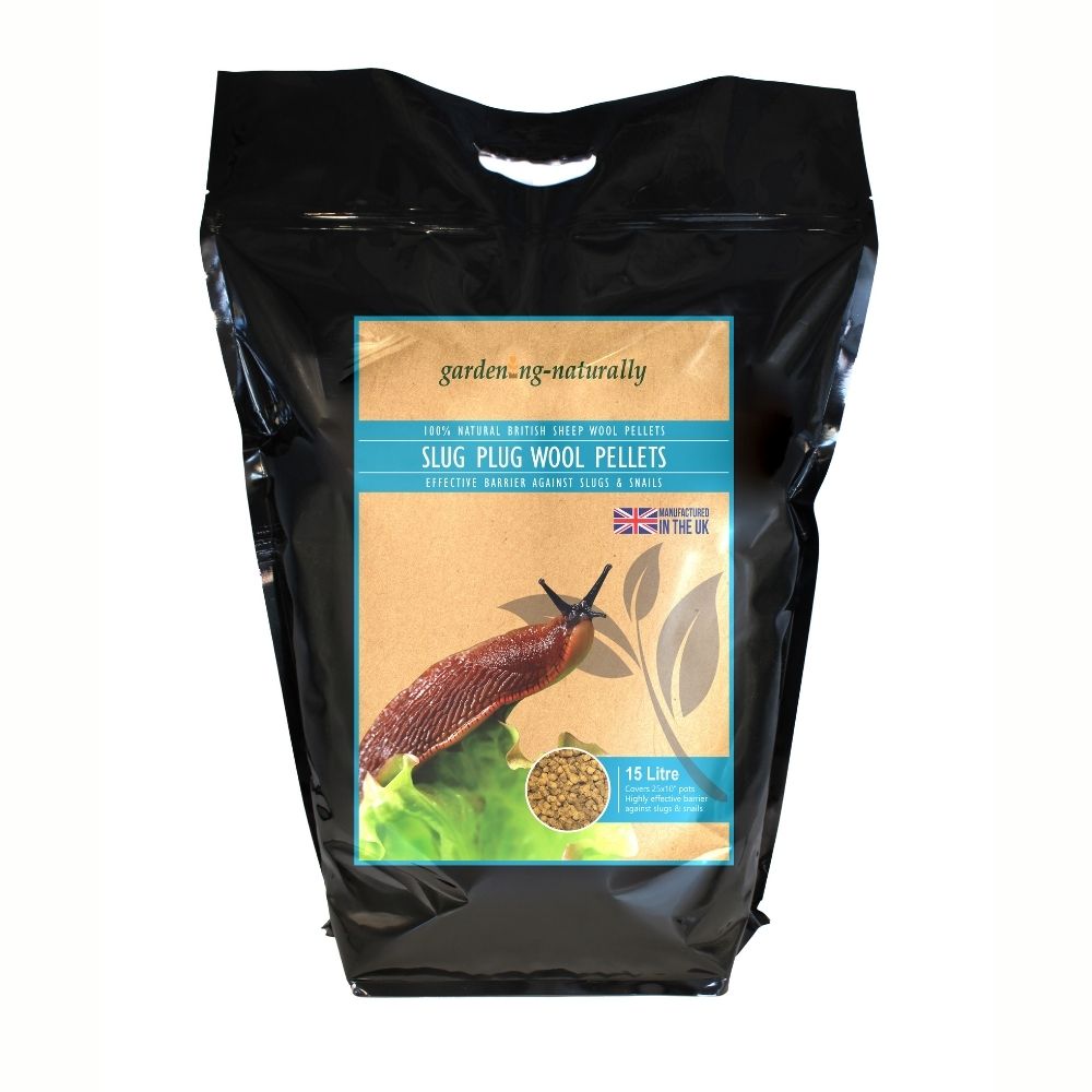large slug plug wool pellet barrier against slugs