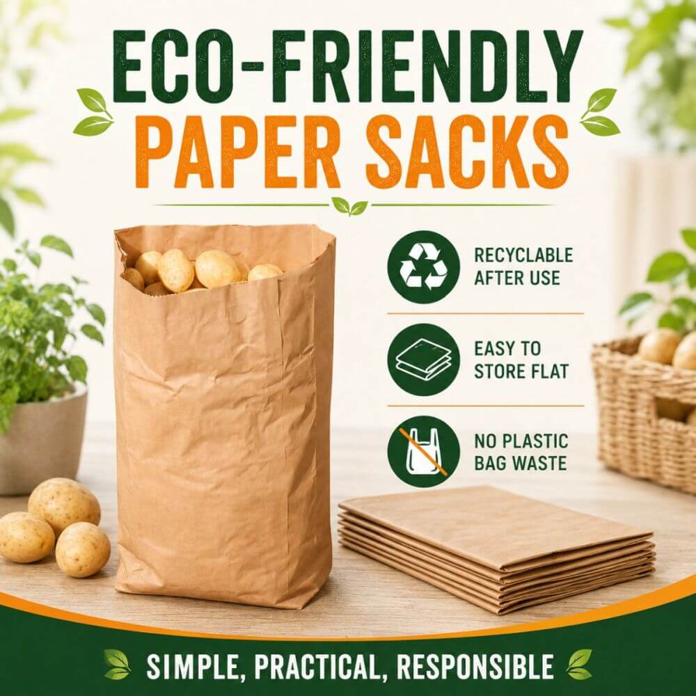 Paper Potato Sacks Small 15kg