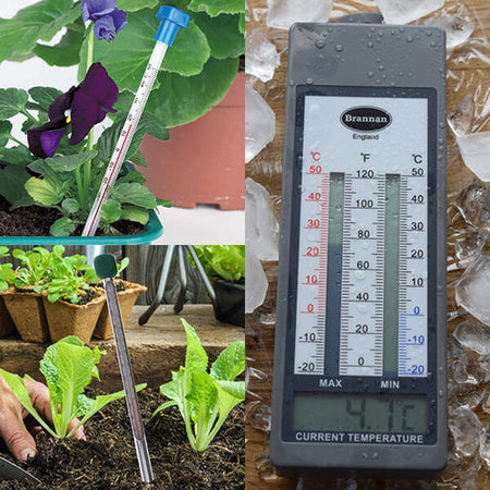 Garden thermometer guide