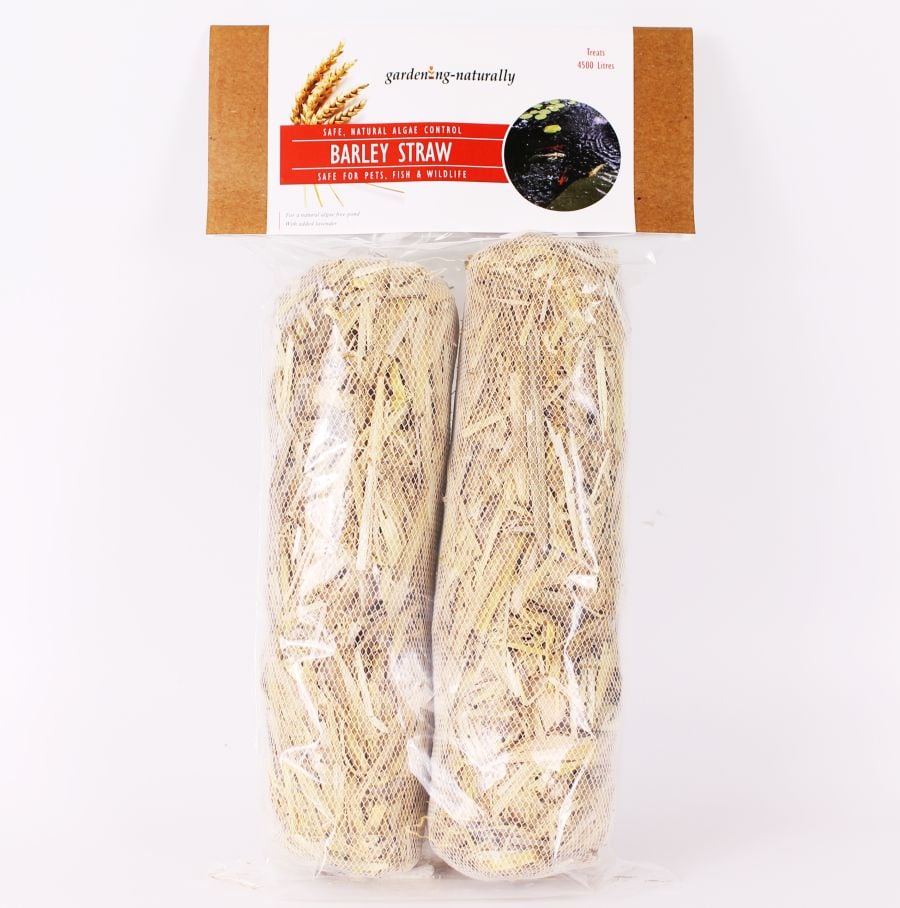 packet of barley straw bags from gardening naturally