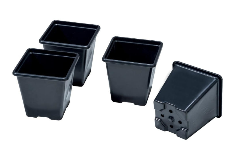 four mini vegetable pots 