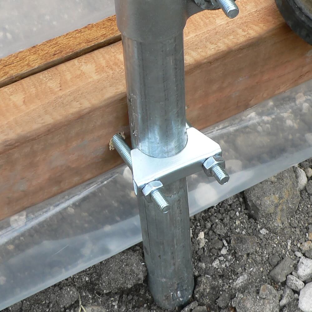 Polytunnels Base Rails Large Polytunnel 8ft, 10ft or 12ft Trench or Rail Base