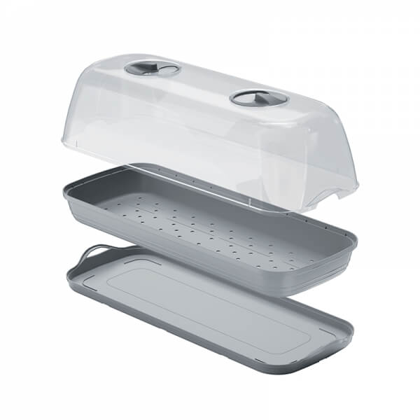 Propagator showing 3 parts on blank background