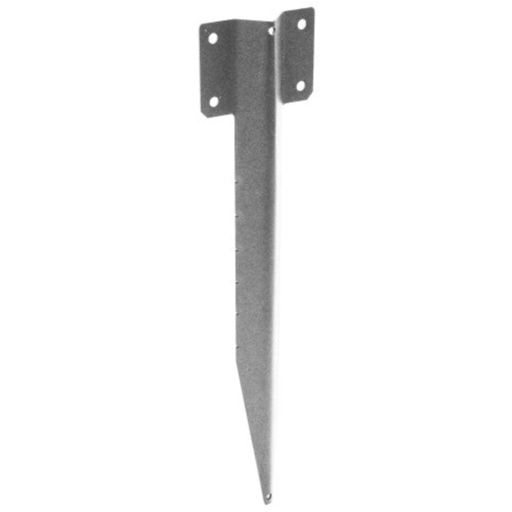 raised bed connector with a pointed tip on a white background