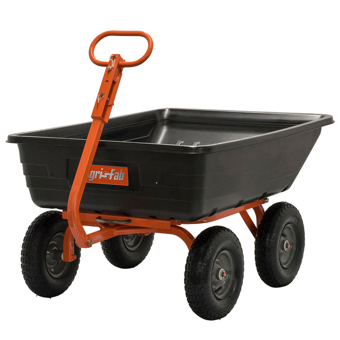 Agri-Fab 350lb Four Wheel Push / Tow Garden Cart