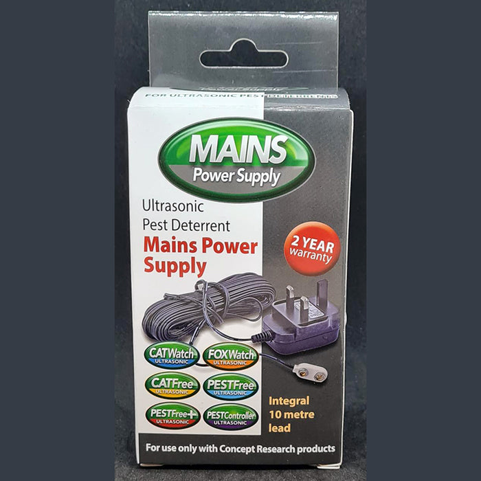 Mains Power Adaptor Kit (for PestFree Plus, CatFree, CatWatch or PestController)