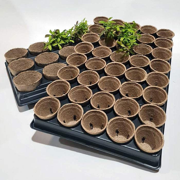 Shuttle Trays with Jiffy Pots
