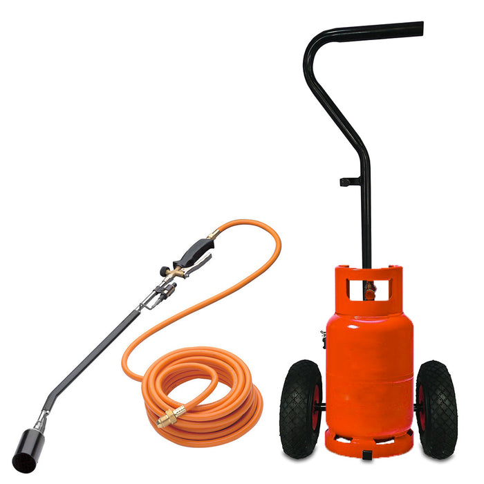 Professional Propane Weed Burner and Trolley