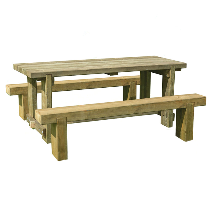 Refectory Table and Bench Set 1.8m