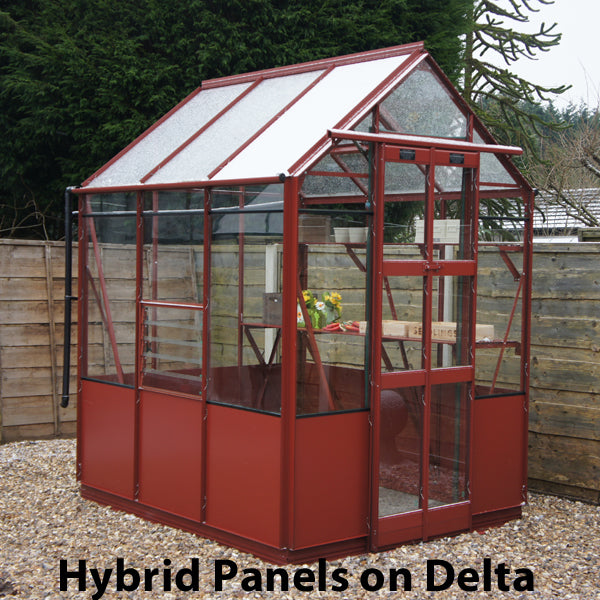 HYBRID PANELS for Elite Thyme 8 Glass to Ground Greenhouse